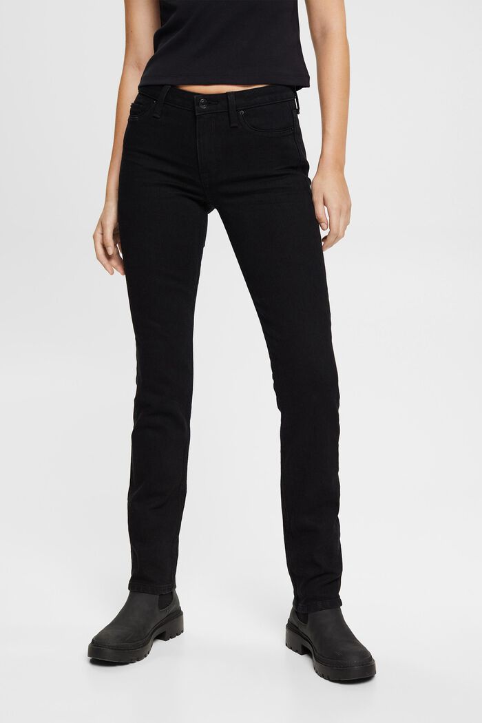 Jeans med vida ben, BLACK RINSE, detail image number 0