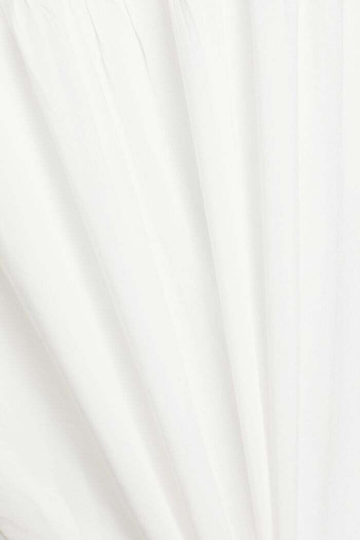 V-ringad blus, LENZING™ ECOVERO™, OFF WHITE, detail image number 4