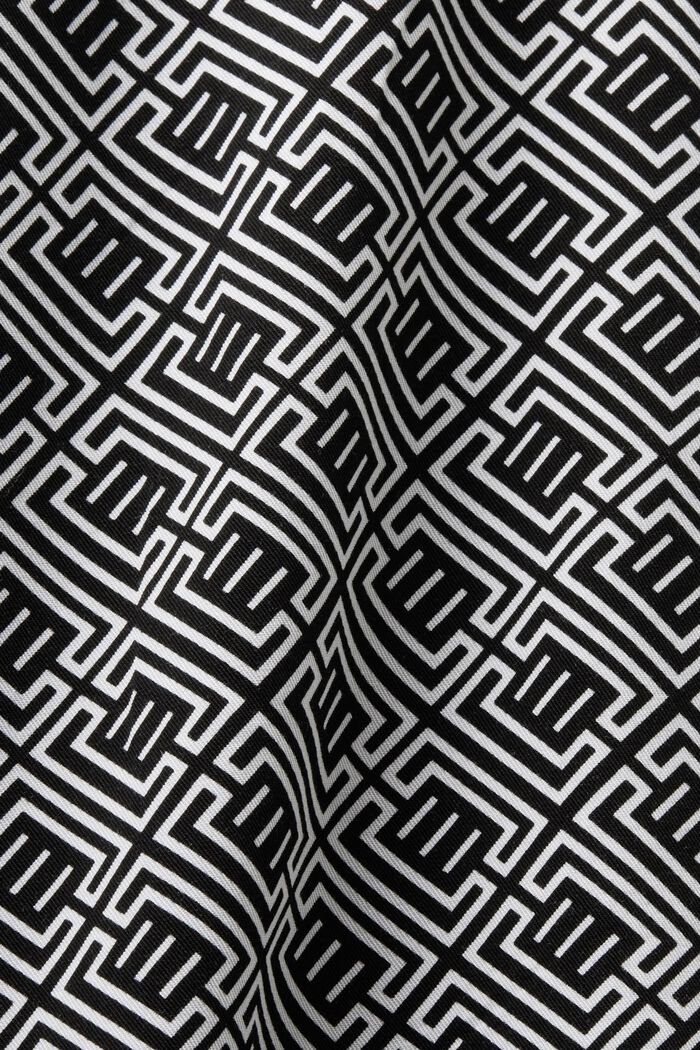 Mönstrad konvertibel sarong, BLACK, detail image number 5