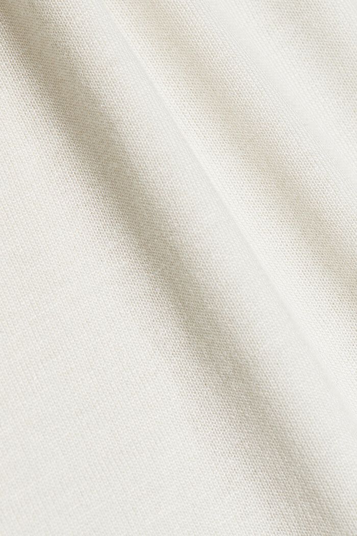 T-shirt i jersey av LENZING™ ECOVERO™, OFF WHITE, detail image number 4