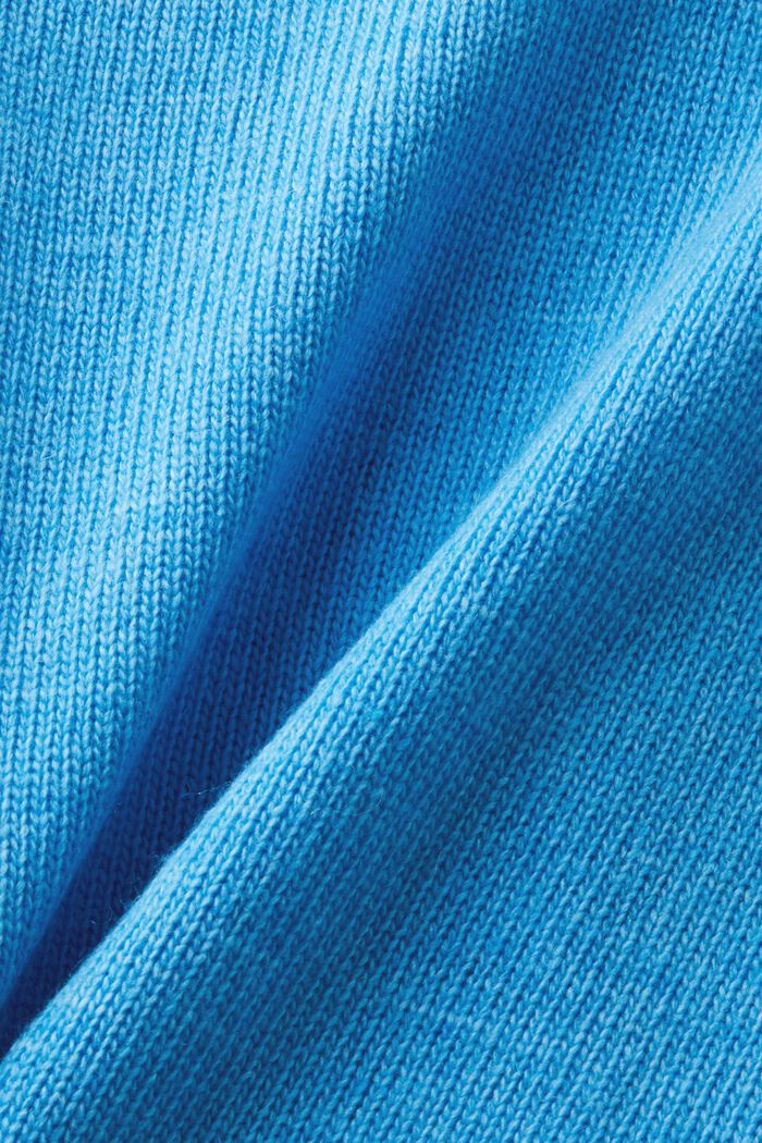 V-ringad tröja i ull-kashmirblandning, BLUE, detail image number 5