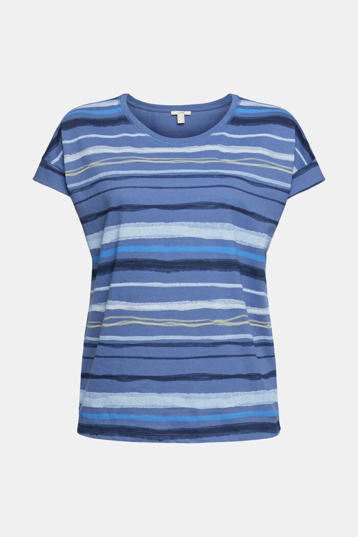T-shirt med tryck, 100% bomull, BLUE LAVENDER, detail image number 2