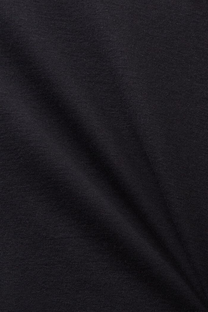 Kortärmad T-shirt i bomull, BLACK, detail image number 5