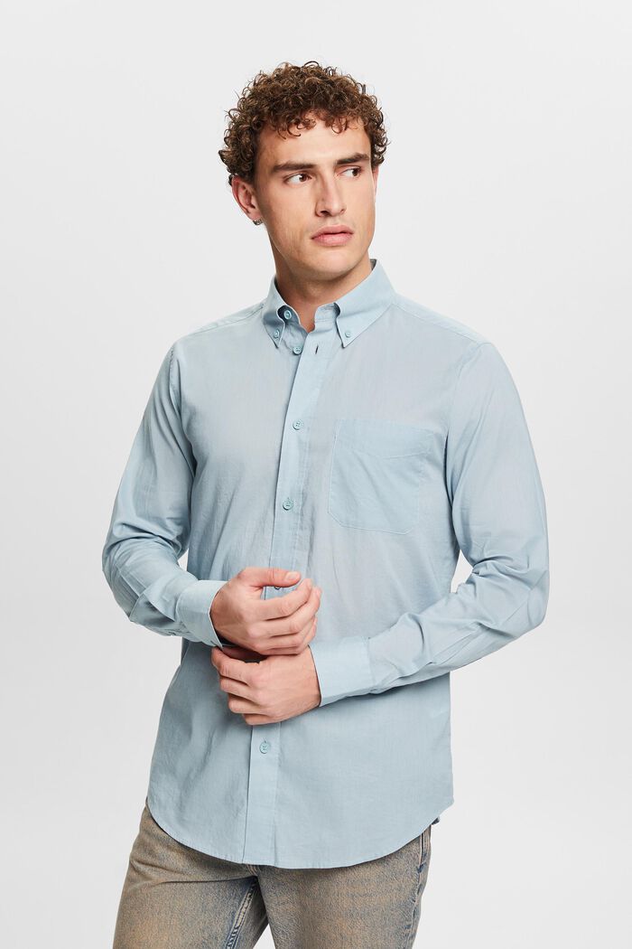 Button down-skjorta, LIGHT BLUE, detail image number 0