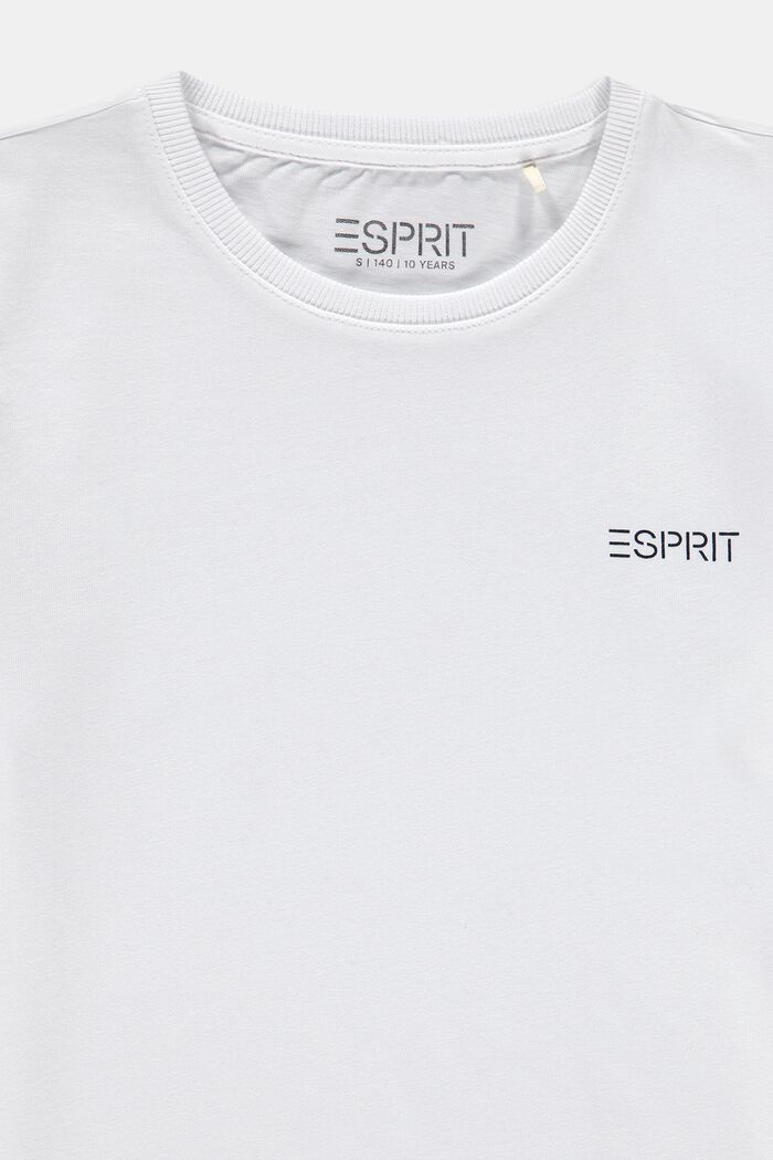 T-shirts i 2-pack av 100% bomull, WHITE, detail image number 2