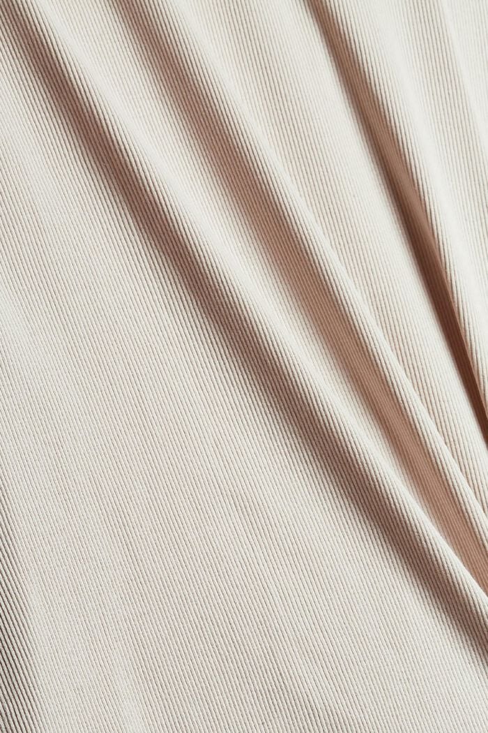 Ribbad pyjamasöverdel i ekobomull, ICE, detail image number 4