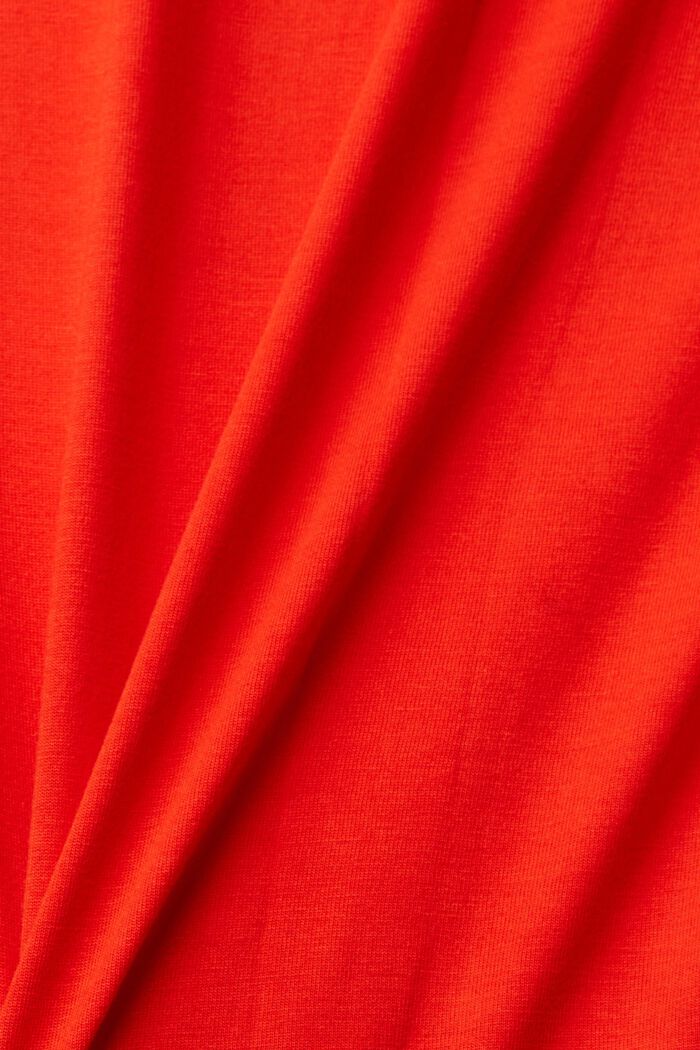 T-shirt med tryck, LENZING™ ECOVERO™, RED, detail image number 1