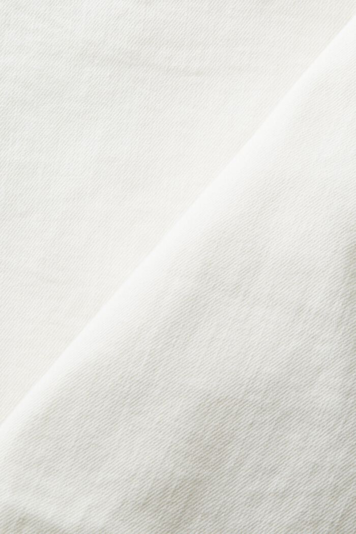 Bomullsjeans med raka ben, OFF WHITE, detail image number 6