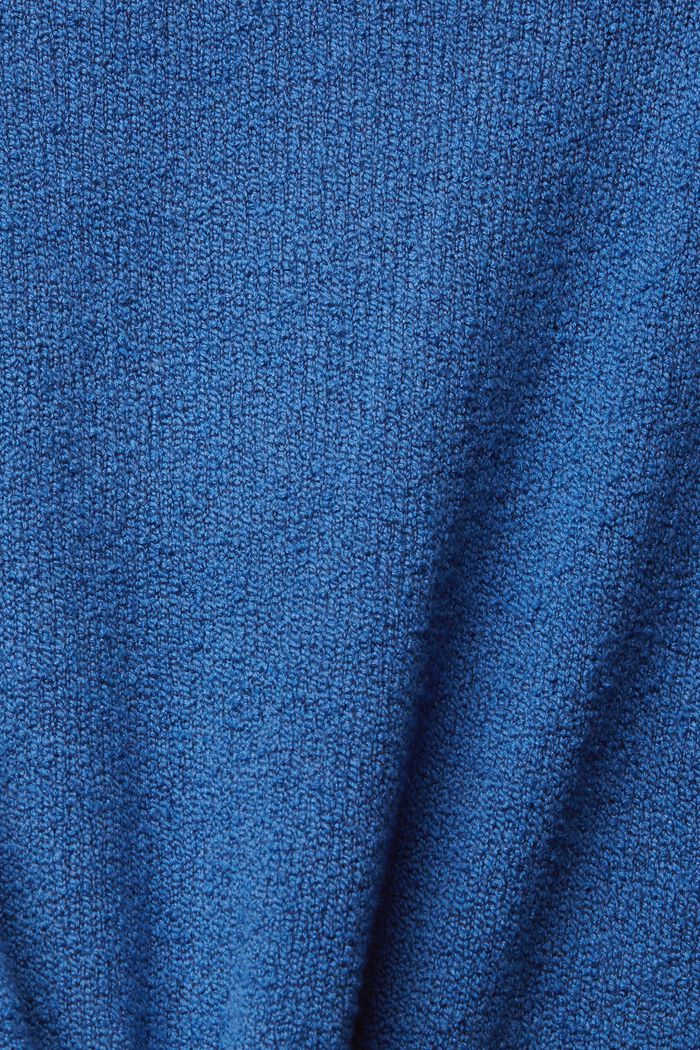 Strukturstickad slipover, BLUE, detail image number 6
