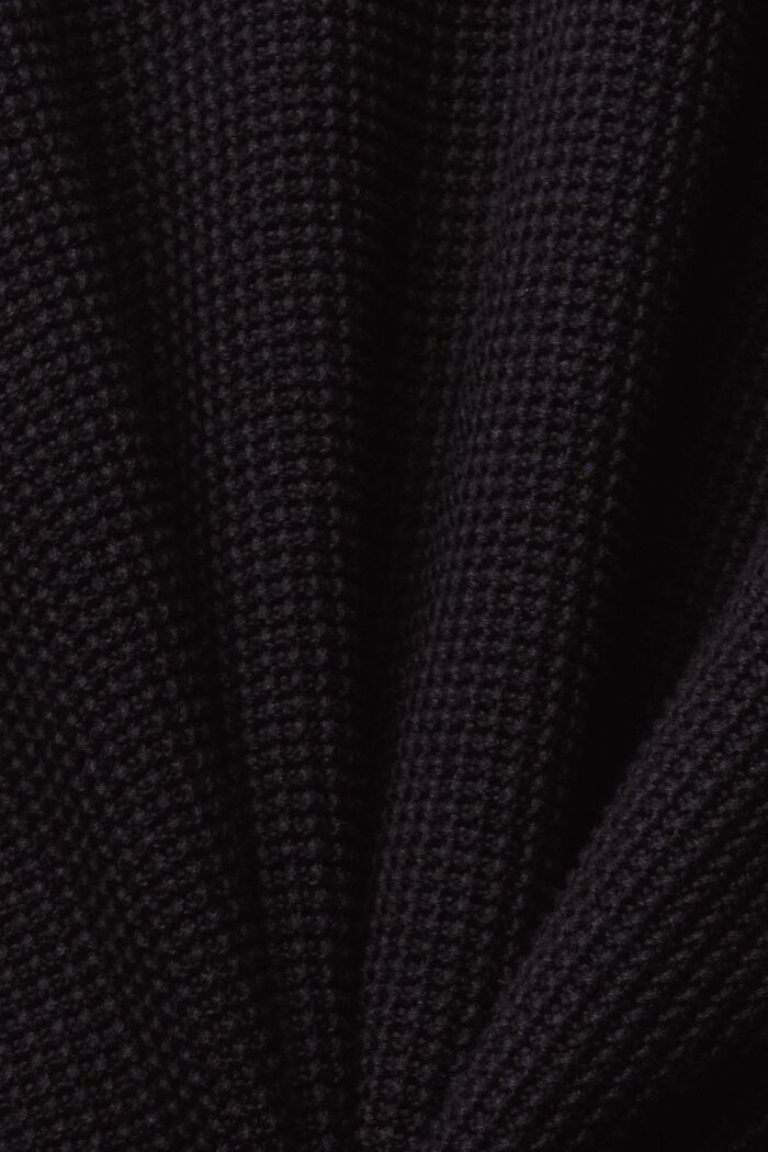 Tröja i 100% bomull, BLACK, detail image number 5