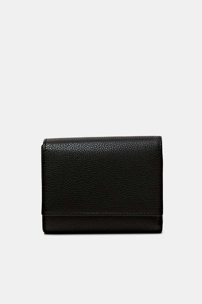 Plånbok i skinn, BLACK, detail image number 0