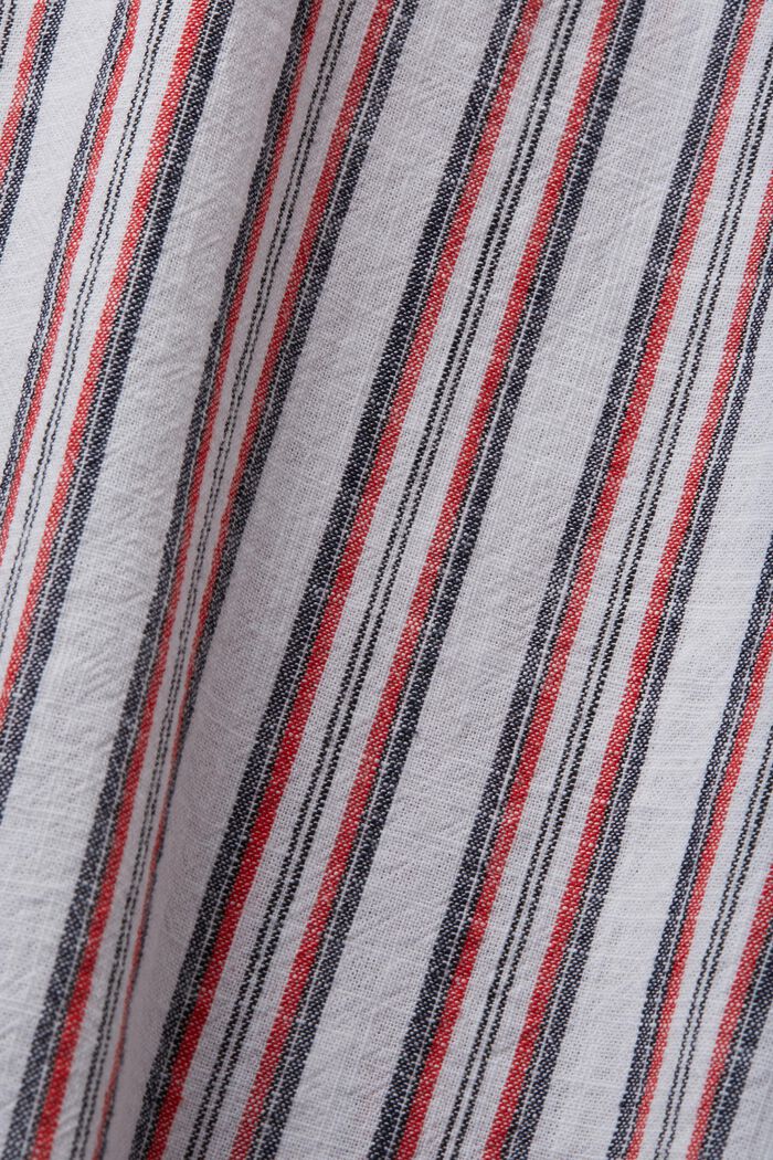 Randig bomullsskjorta, NEW WHITE, detail image number 4
