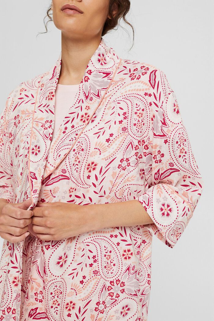 Kimono i LENZING™ ECOVERO™, LIGHT PINK, detail image number 3