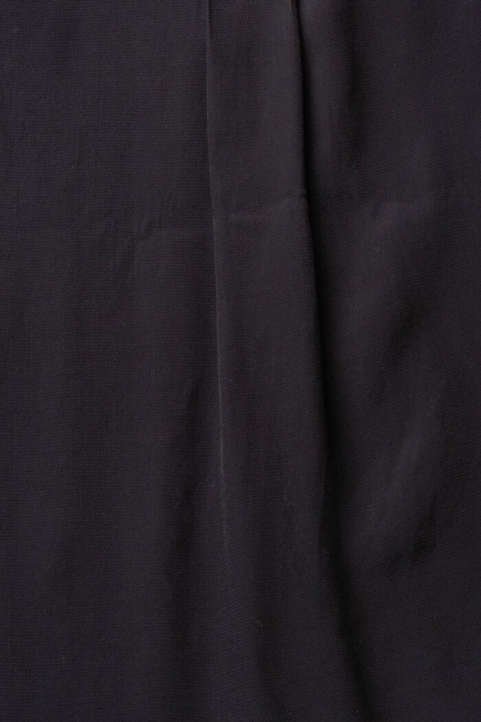 V-ringad blus, LENZING™ ECOVERO™, BLACK, detail image number 4