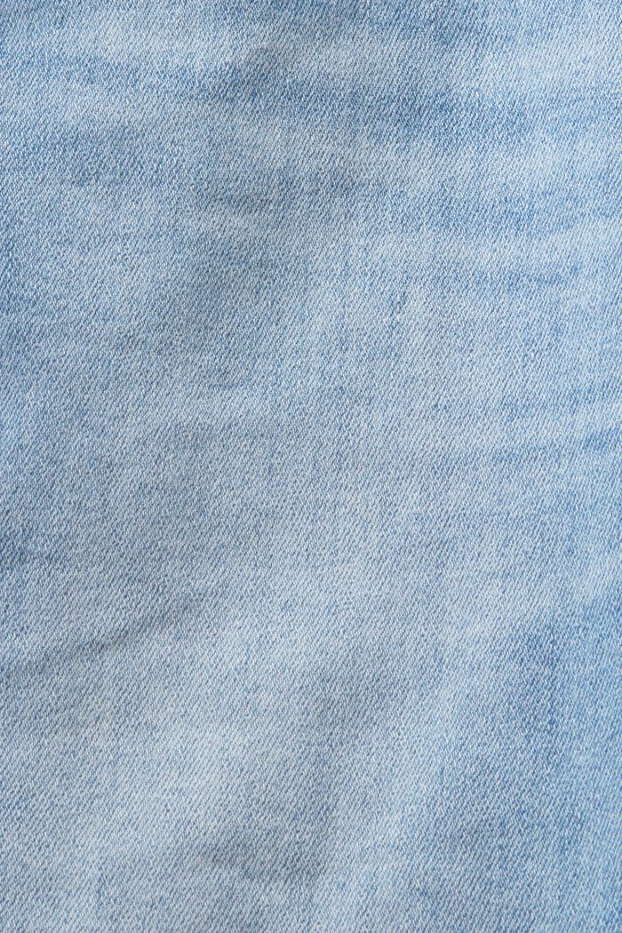 Skinny-jeans med mellanhög midja, BLUE LIGHT WASHED, detail image number 5