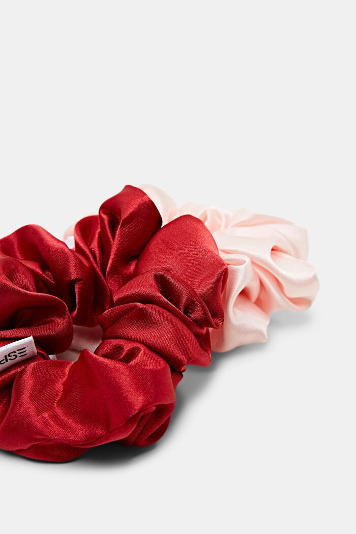 Hårscrunchies i 2-pack, DARK RED, detail image number 1