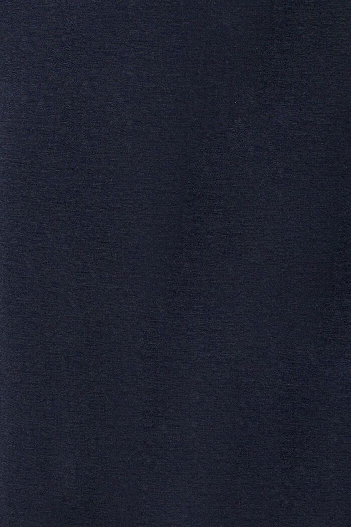 Byxa i kompakt sweatmaterial med mudd över magen, NIGHT SKY BLUE, detail image number 2