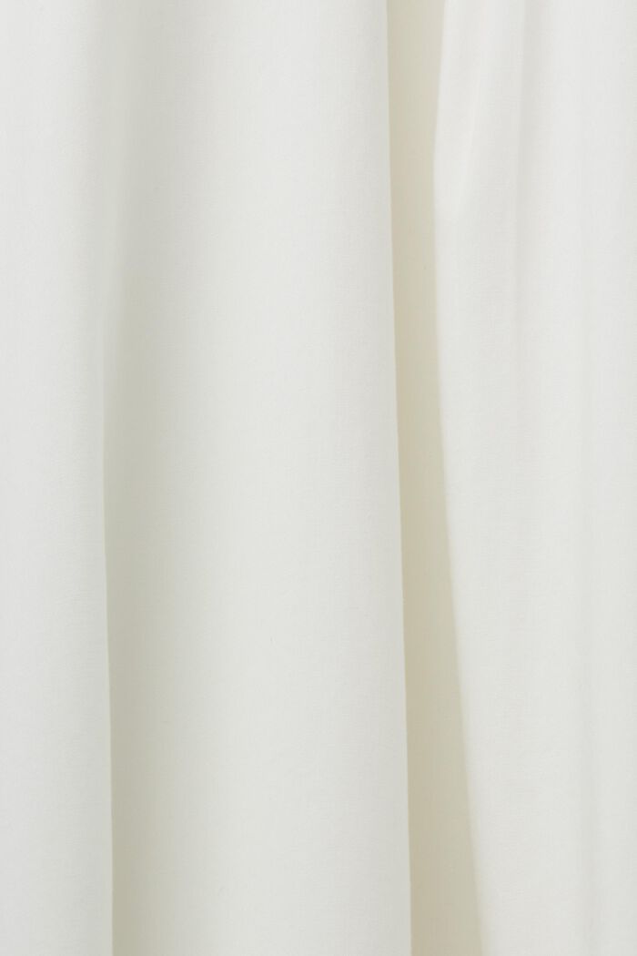 Midiklänning med brodyr, LENZING™ ECOVERO™, WHITE, detail image number 5