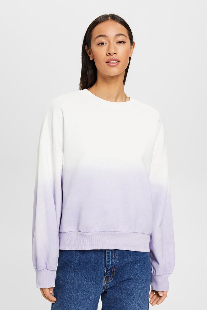 Oversize-sweatshirt med färgskiftning, VIOLET, detail image number 0