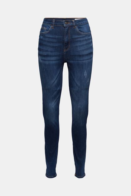 Superstretchiga jeans, ekologisk bomull