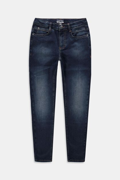 Avsmalnande jeans med justerbar linning