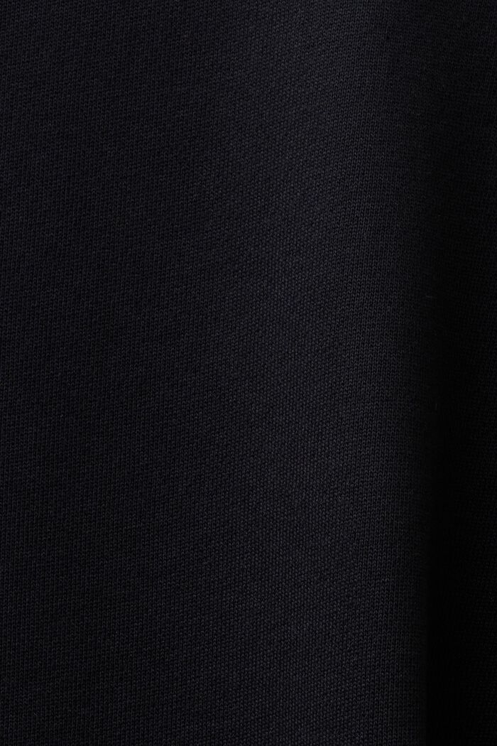 Oversize-sweatshirt med mönster, BLACK, detail image number 6