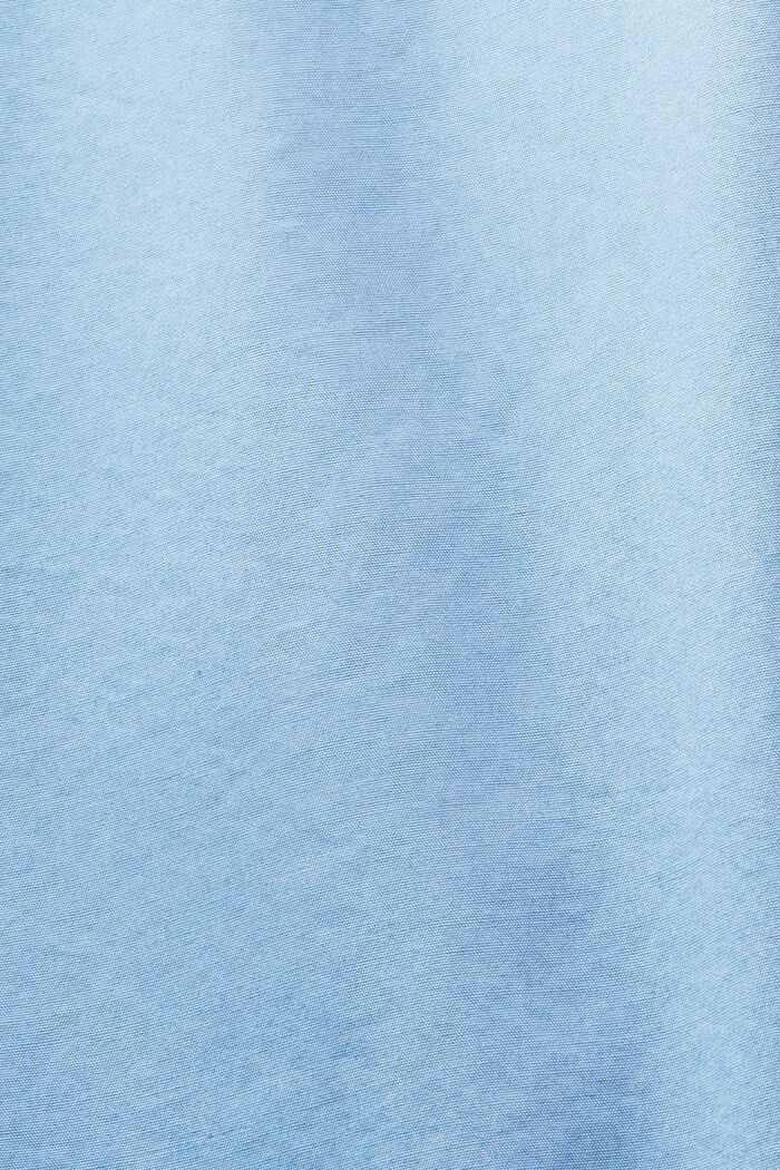Button down-skjorta i poplin, 100% bomull, LIGHT BLUE, detail image number 6