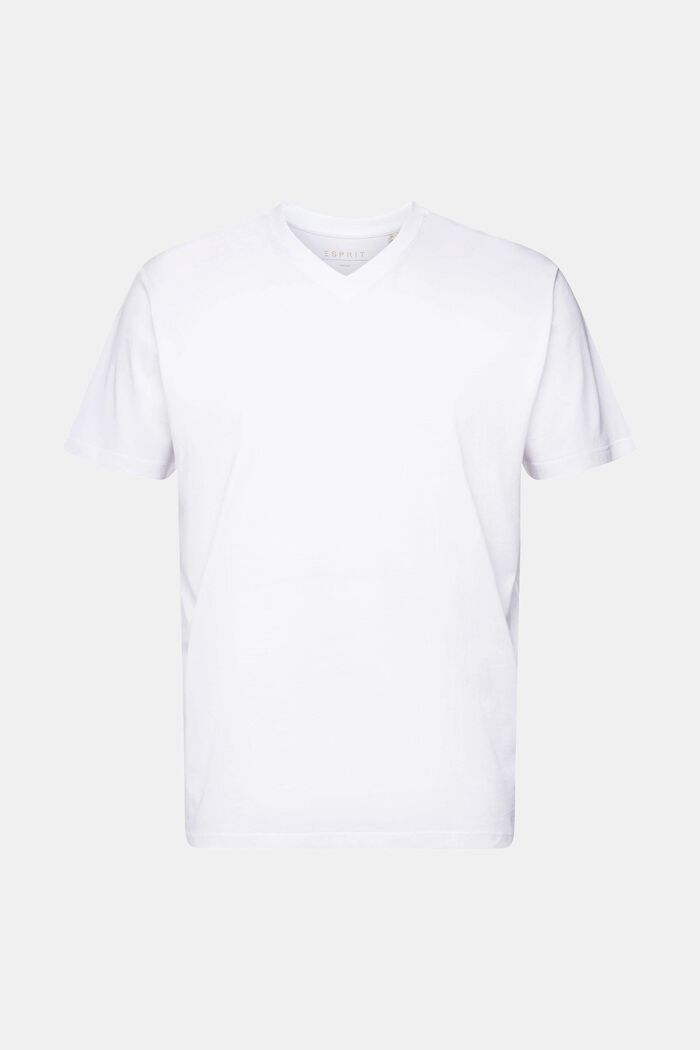 T-shirt i jersey, 100% bomull, WHITE, detail image number 6