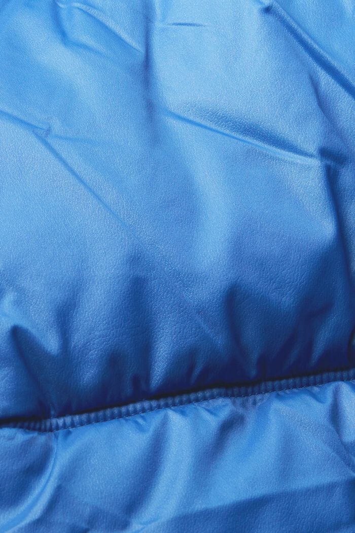 Quiltad jacka med avtagbar huva, BLUE, detail image number 1