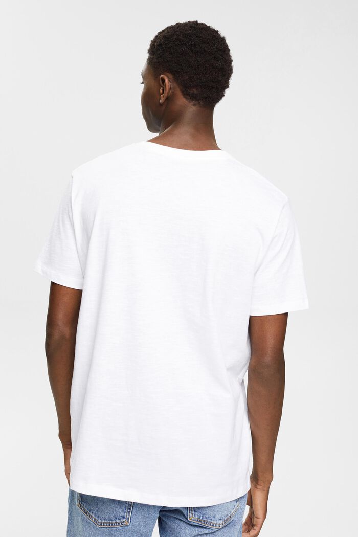 T-shirt i jersey, 100% bomull, WHITE, detail image number 3