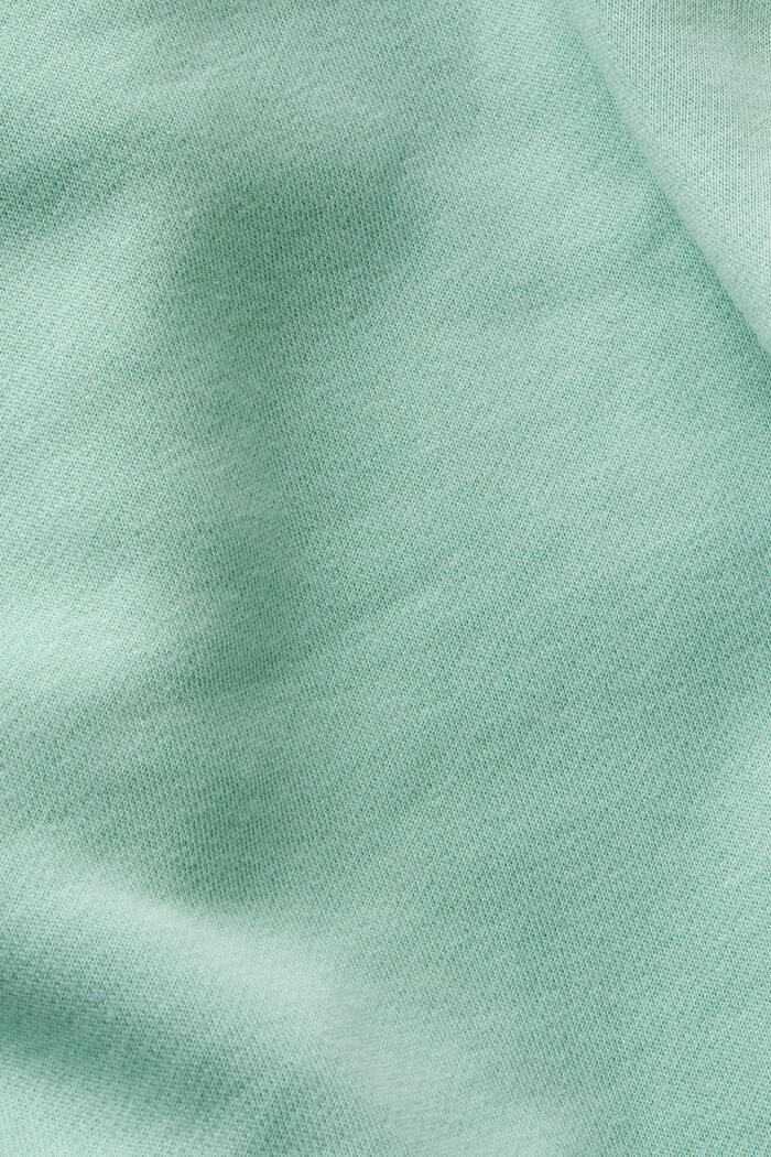 Enkel sweatshirt med normal passform, LIGHT AQUA GREEN, detail image number 4