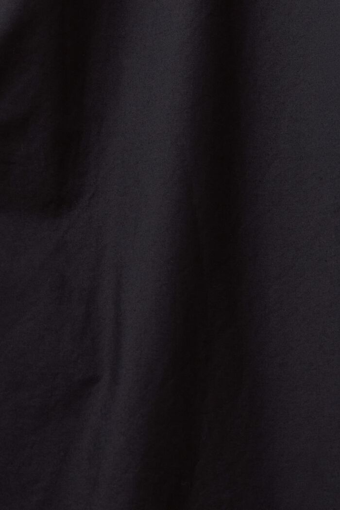 Broderad miniklänning med klockad ärm, BLACK, detail image number 5