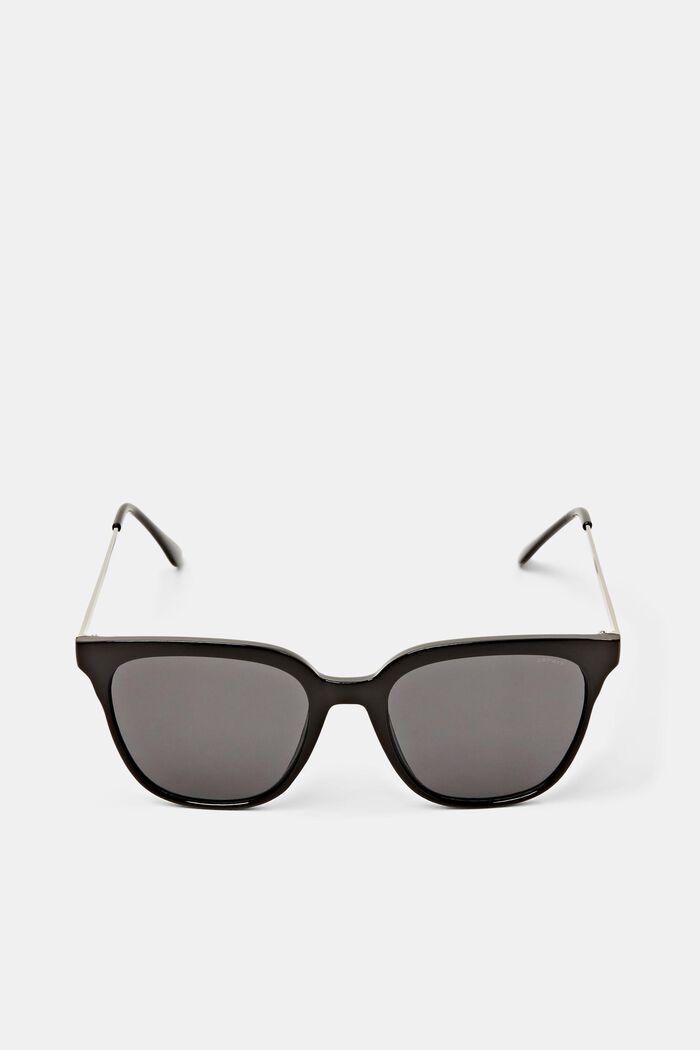 Solglasögon med fyrkantig båge, BLACK, detail image number 0