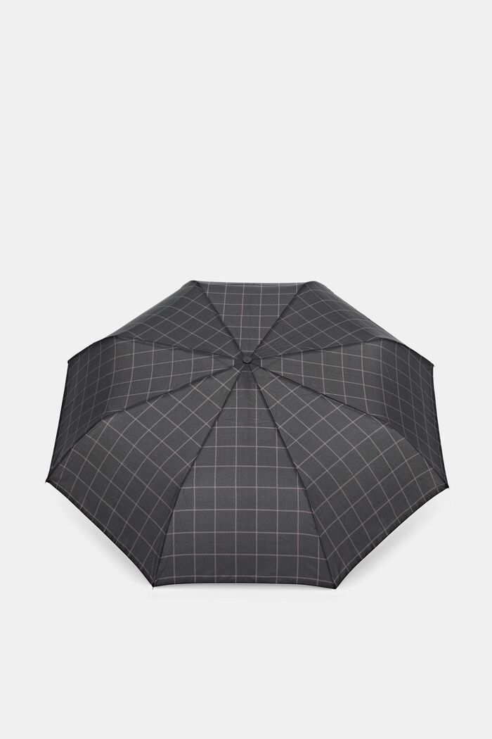 Lätt paraply med rutmönster