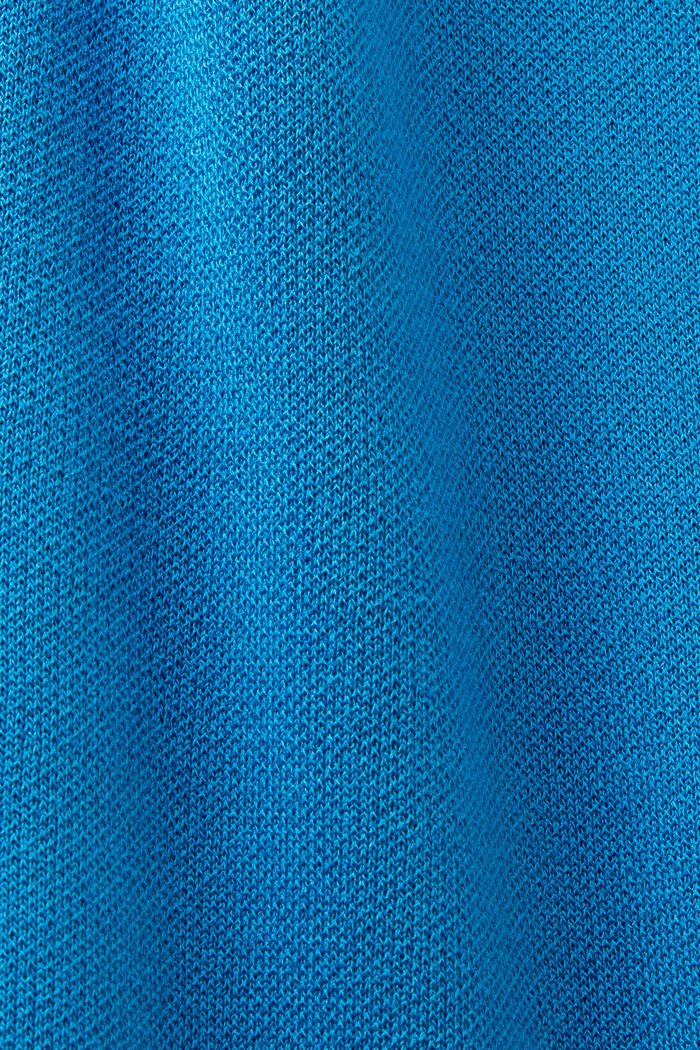 Veckad T-shirt-miniklänning, BLUE, detail image number 5