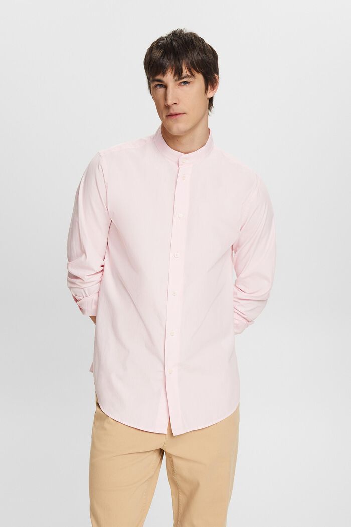 Skjorta med ståkrage, PASTEL PINK, detail image number 0