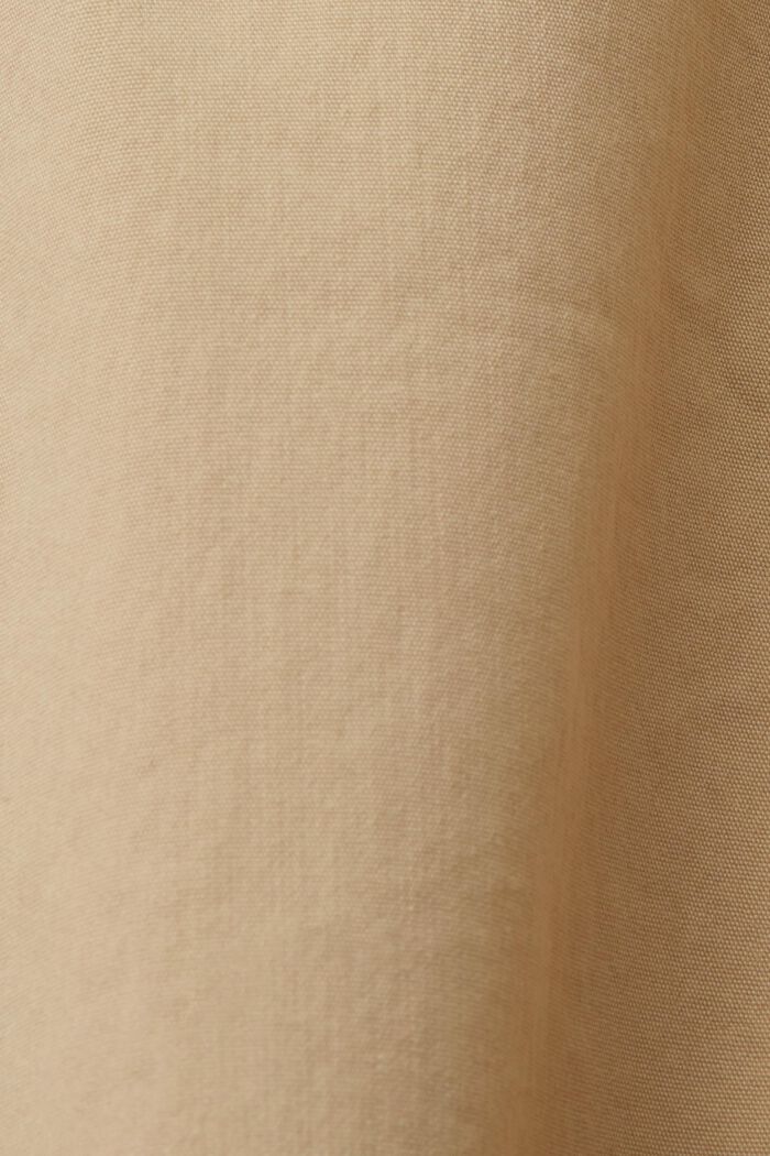 Dra-på-shorts i bomullspoplin, SAND, detail image number 6
