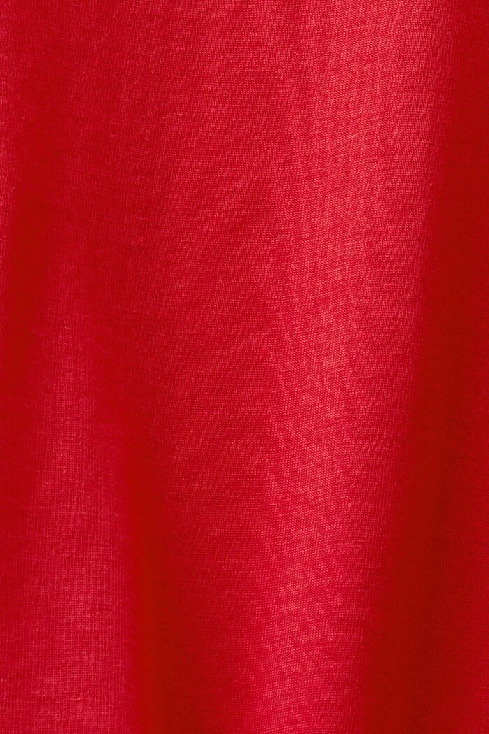 Topp med rund ringning, DARK RED, detail image number 6