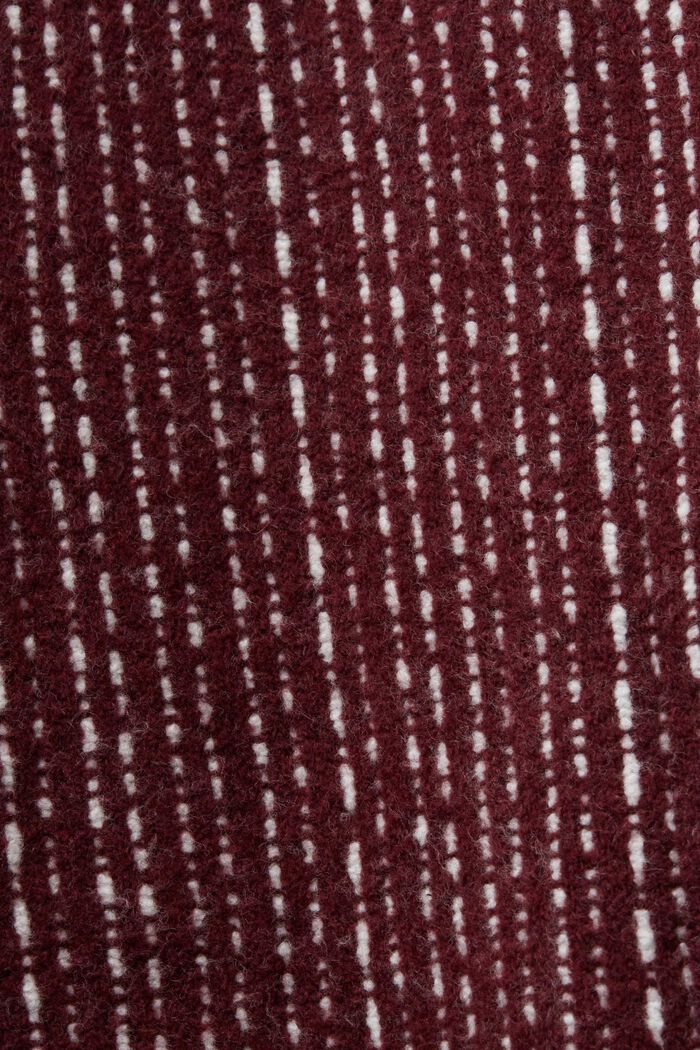 Långärmad Troyer-tröja, BORDEAUX RED, detail image number 5