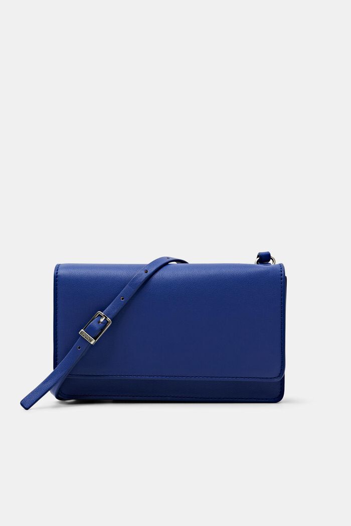 Crossbody-väska med lock, BRIGHT BLUE, detail image number 0
