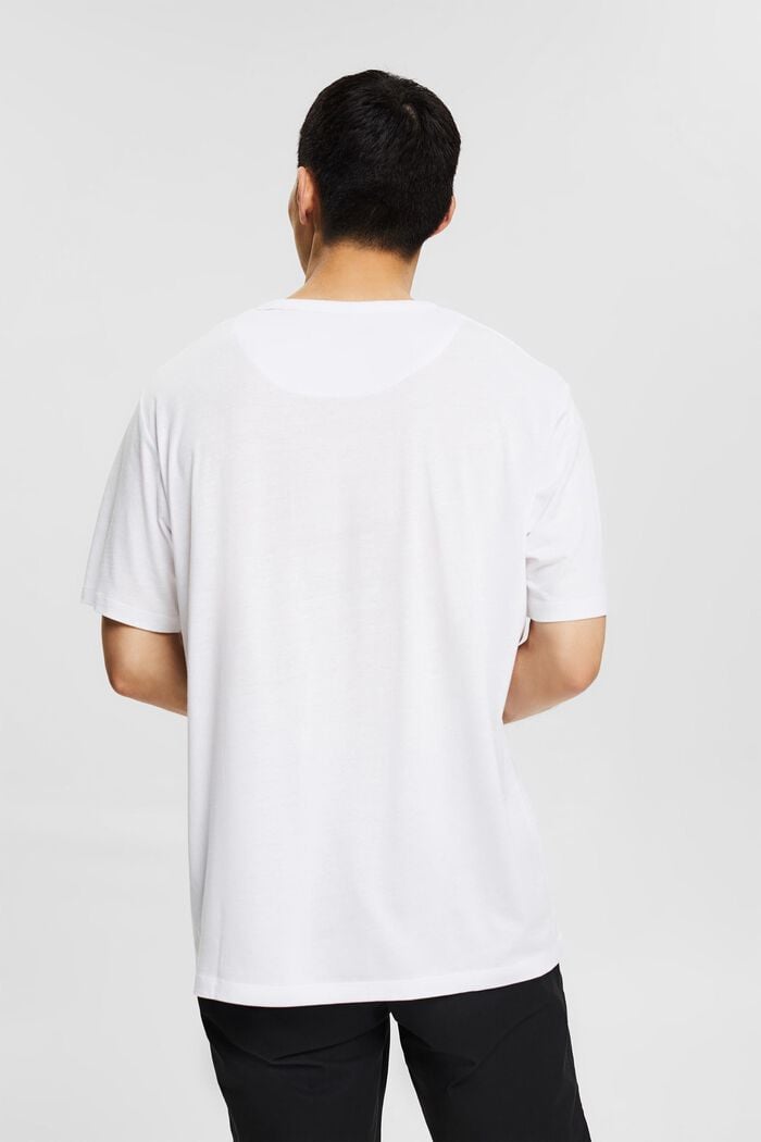 Med TENCEL™: T-shirt i oversize, WHITE, detail image number 3