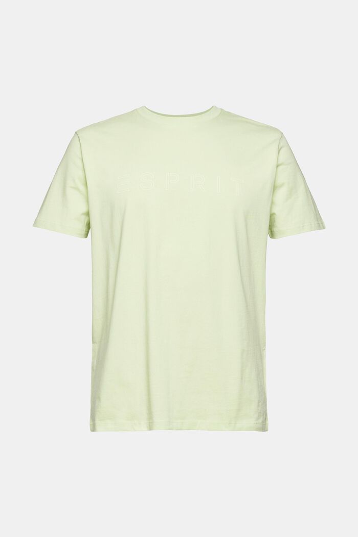 T-shirt i jersey med logotryck, LIGHT GREEN, detail image number 2