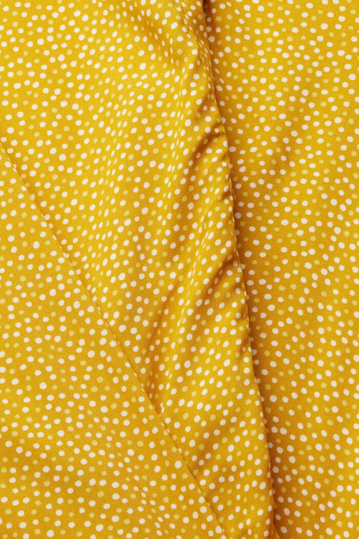 Pyjamas med prickigt mönster, LENZING™ ECOVERO™, HONEY YELLOW, detail image number 1