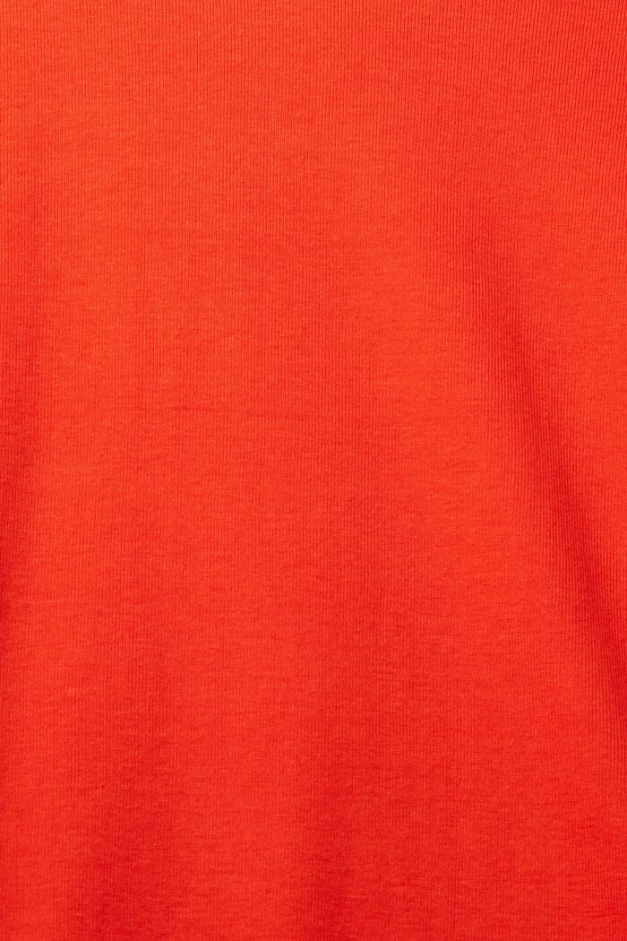 Långärmad T-shirt, RED, detail image number 4