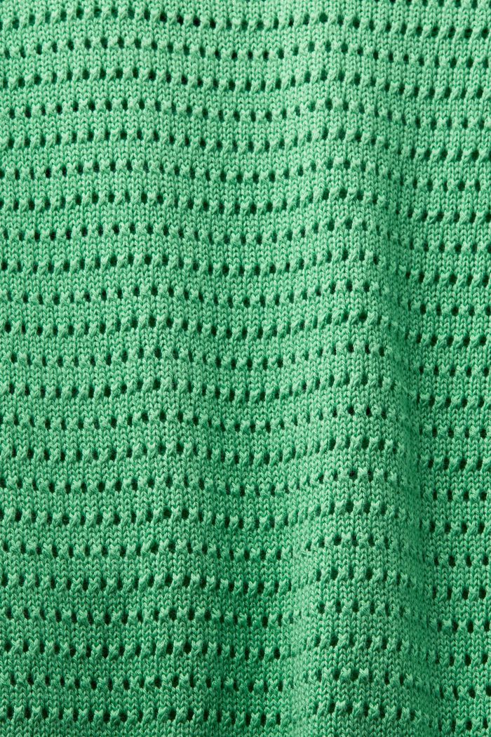 Kortärmad tröja i mesh, CITRUS GREEN, detail image number 5