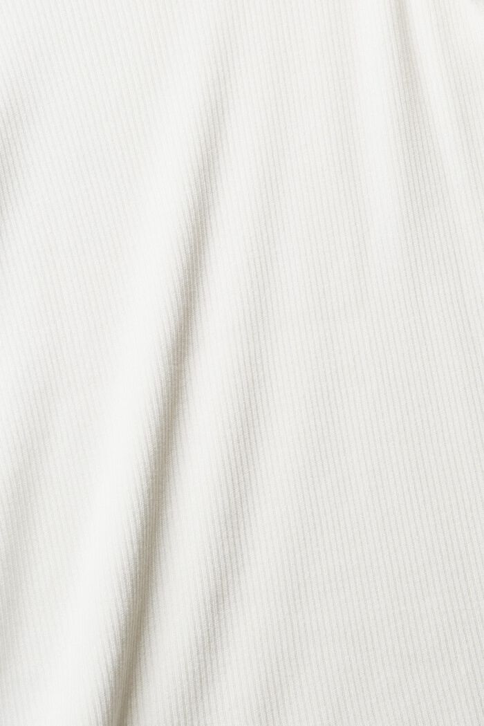 Ribbad tröja, LENZING™ ECOVERO™, OFF WHITE, detail image number 1