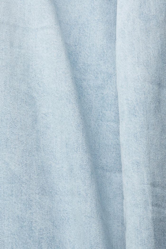 Jeans med vida ben, ekobomullsmix, BLUE LIGHT WASHED, detail image number 4