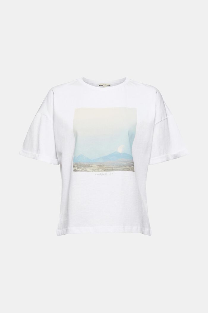 T-shirt med fototryck, 100% bomull, WHITE, detail image number 6