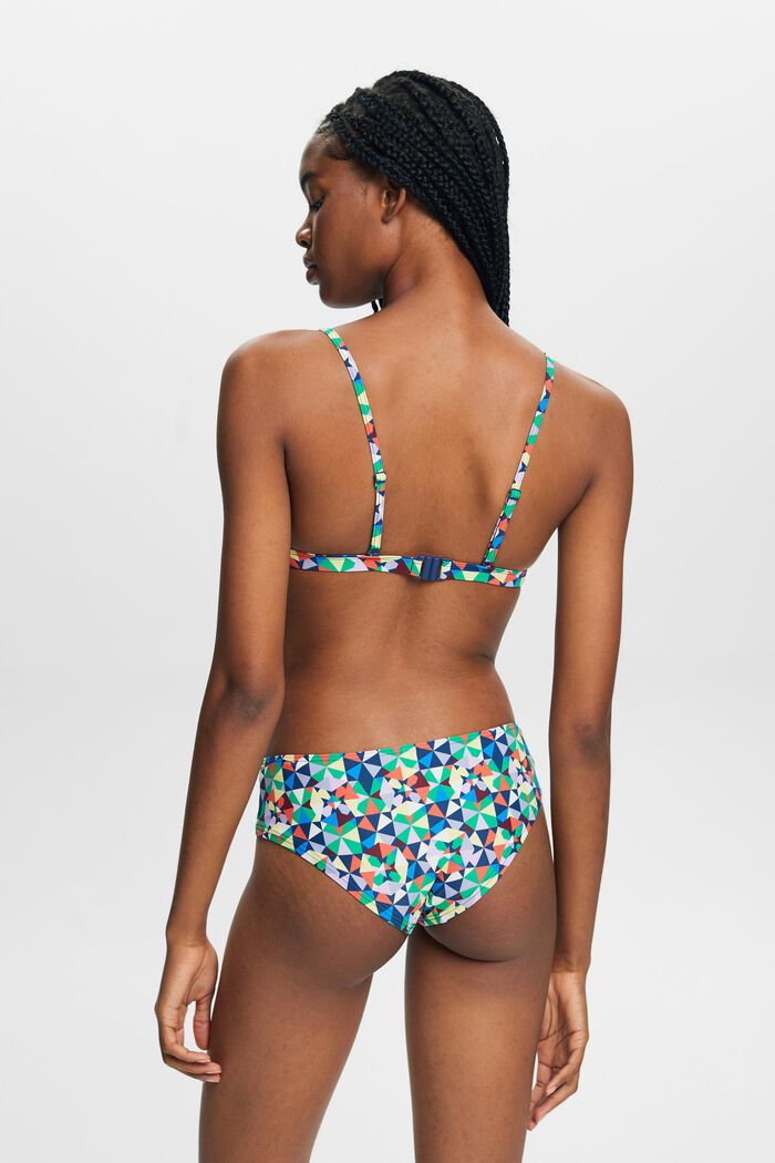 Återvunnet: Flerfärgad bikiniunderdel, GREEN, detail image number 2