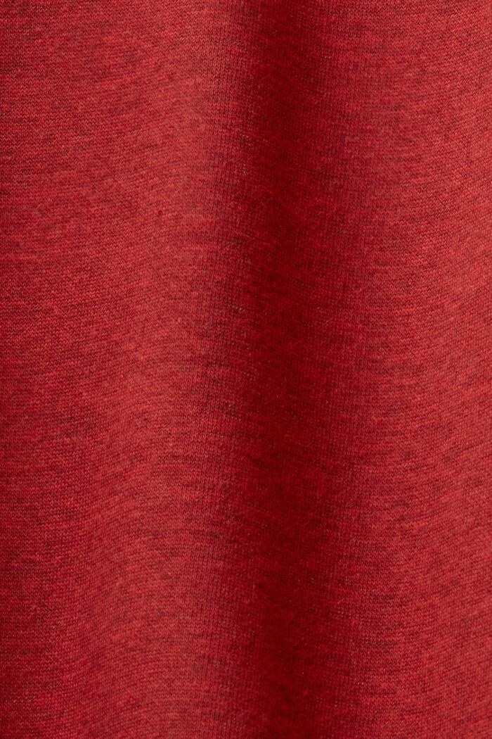 Långärmad sweatshirt, DARK RED, detail image number 5